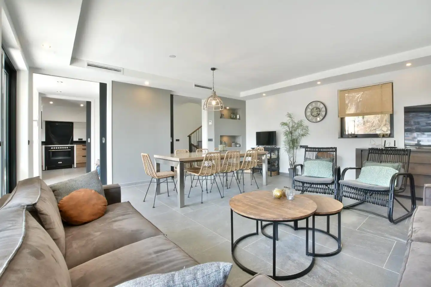Sala de estar de Casa o chalet en venta en Calella con Aire acondicionado, Calefacción y Jardín privado