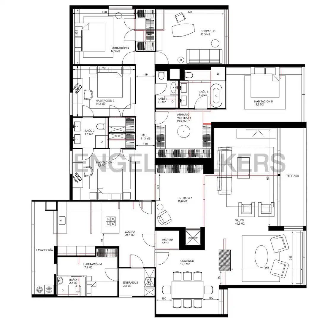 Piso en venta en Barcelona con Aire acondicionado, Calefacción y Parquet