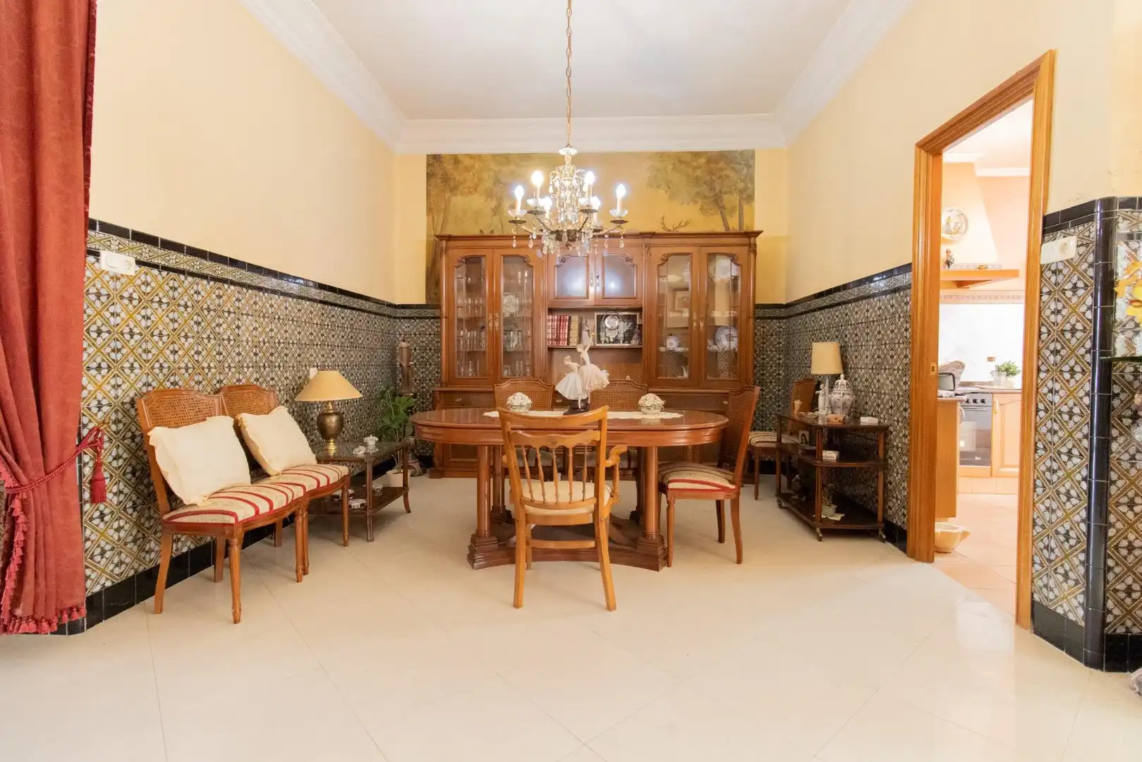 Dining room of Country homes for sale in Rafelbuñol / Rafelbunyol  with Air Conditioner, Terrace and Furnished