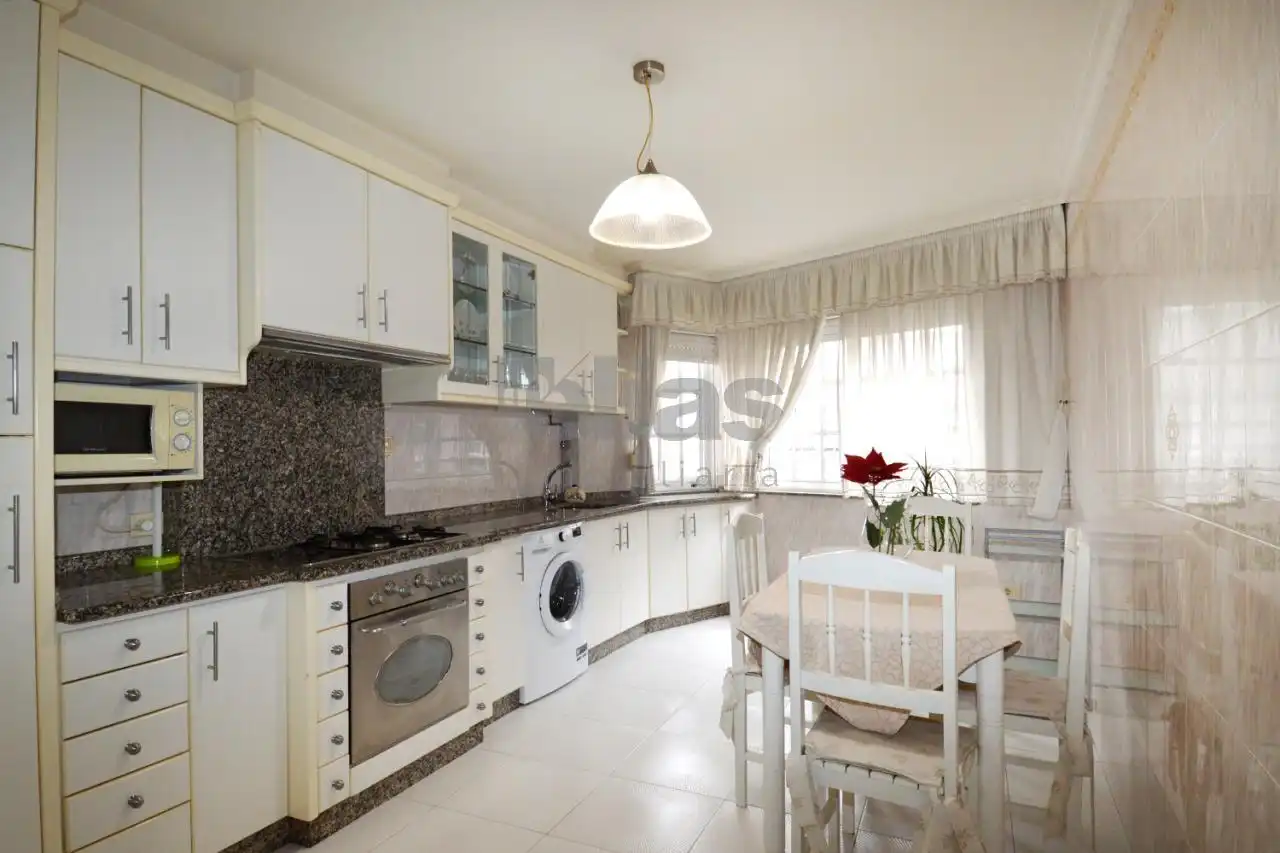 Kitchen of Flat for sale in Zas  with Heating, Parquet flooring and Storage room