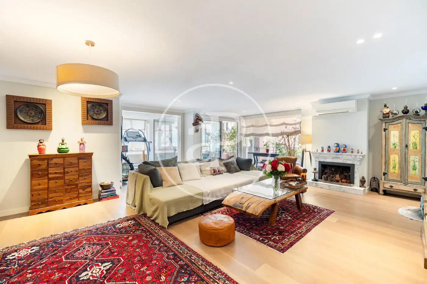 Sala de estar de Piso en venta en Barcelona con Aire acondicionado, Calefacción y Terraza