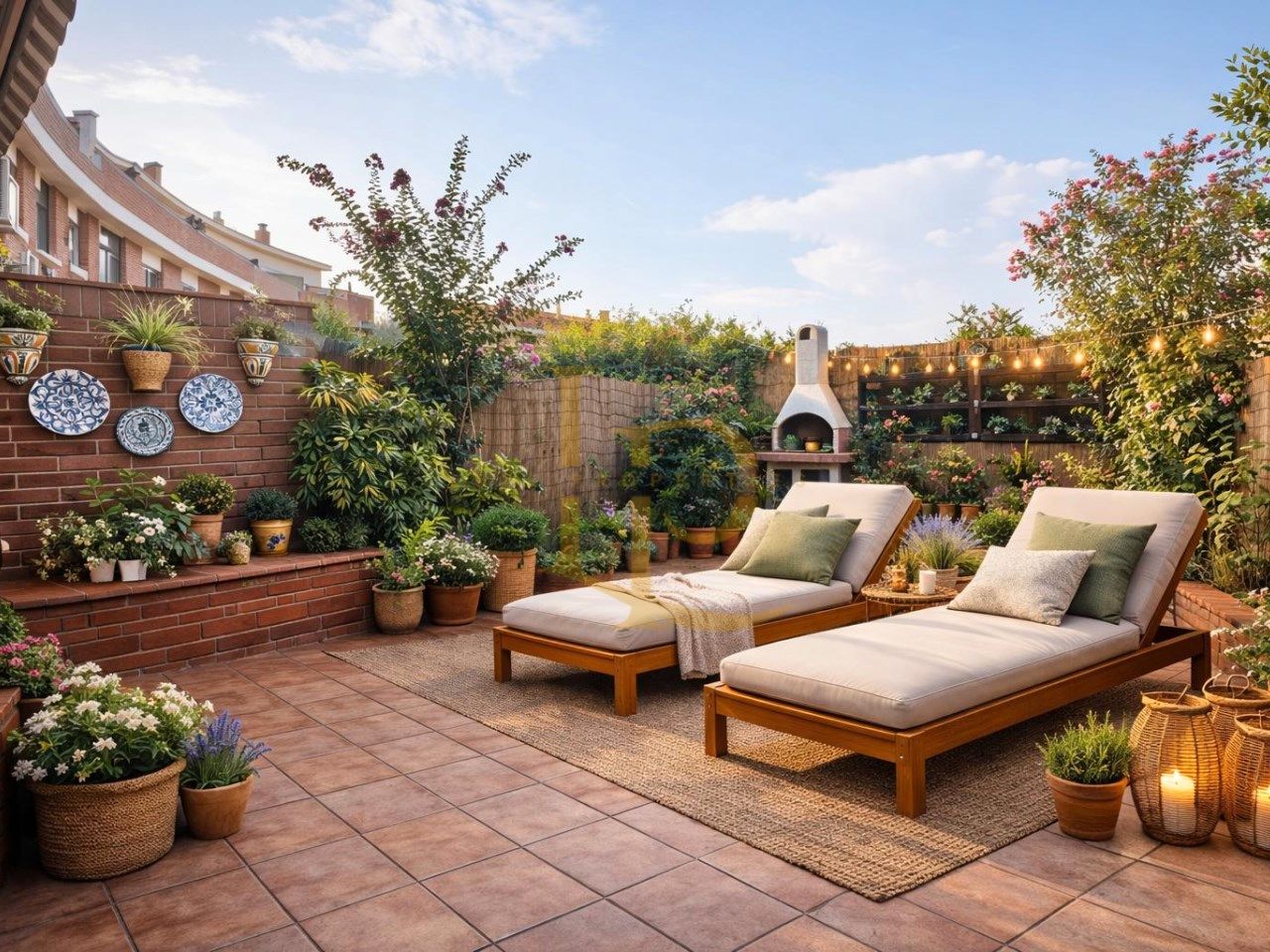 Terrace of Duplex for sale in Rubí  with Air Conditioner, Heating and Private garden