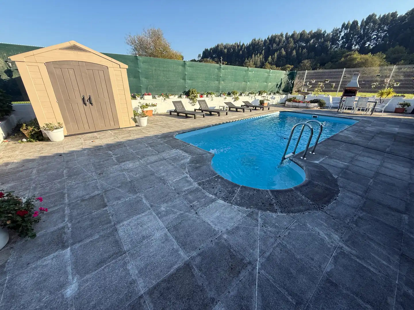 Piscina de Casa o chalet en venta en Castrillón con Calefacción, Jardín privado y Piscina