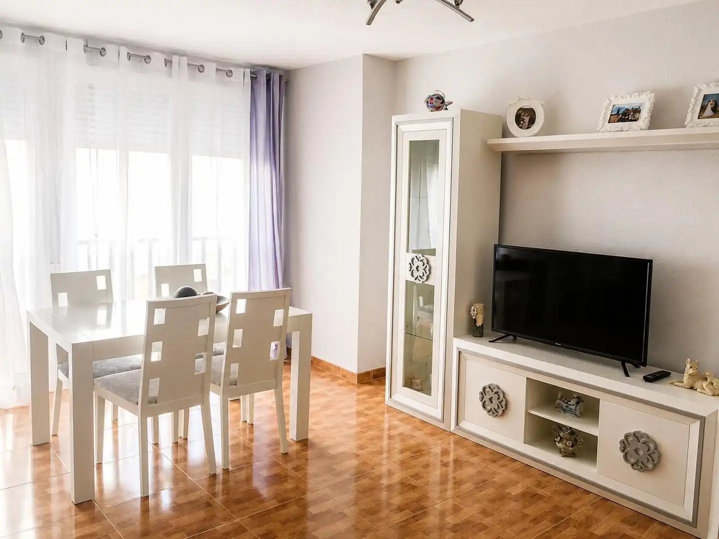 Sala de estar de Piso en venta en El Ejido con Balcón