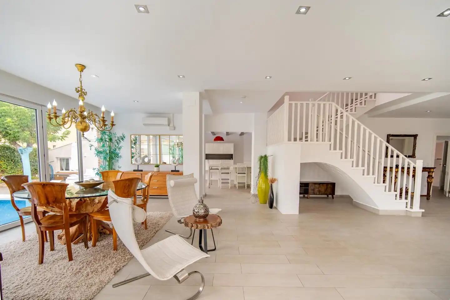 Wohnzimmer von Haus oder Chalet zum Verkauf in Bétera mit Klimaanlage, Heizung und Privatgarten