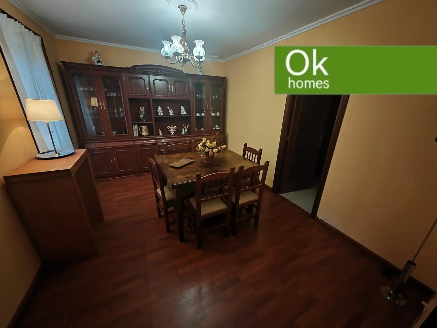 Comedor de Casa adosada de alquiler en Curtis con Calefacción, Trastero y Amueblado