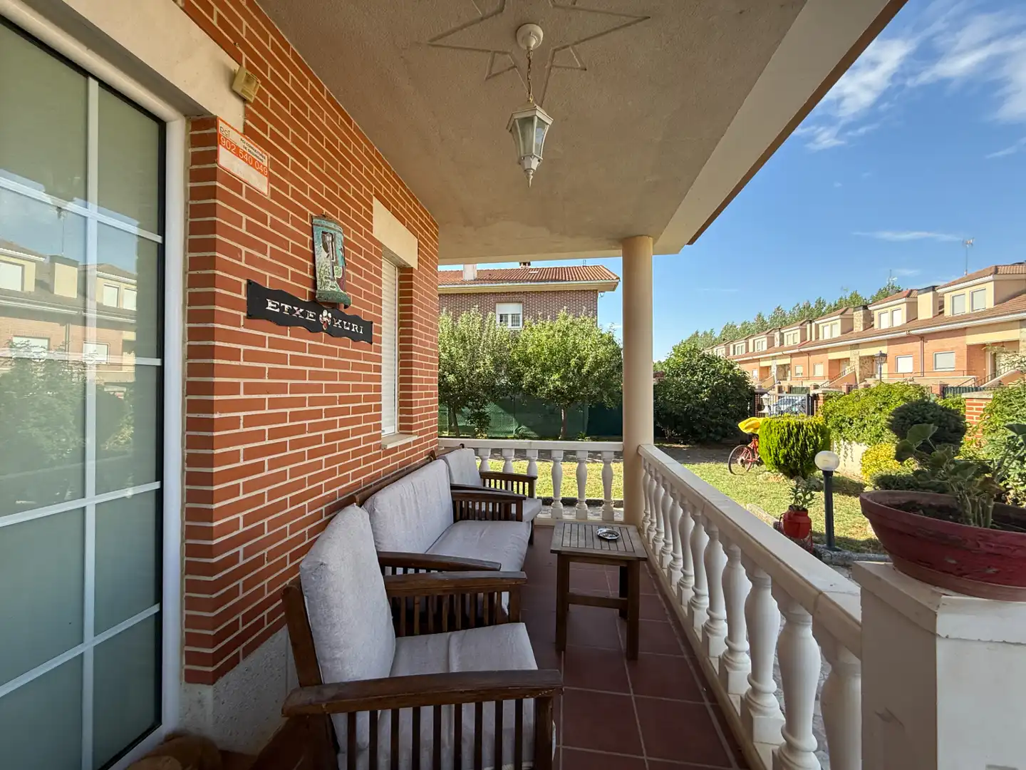 Terraza de Casa o chalet en venta en Carrión de los Condes con Aire acondicionado, Calefacción y Jardín privado