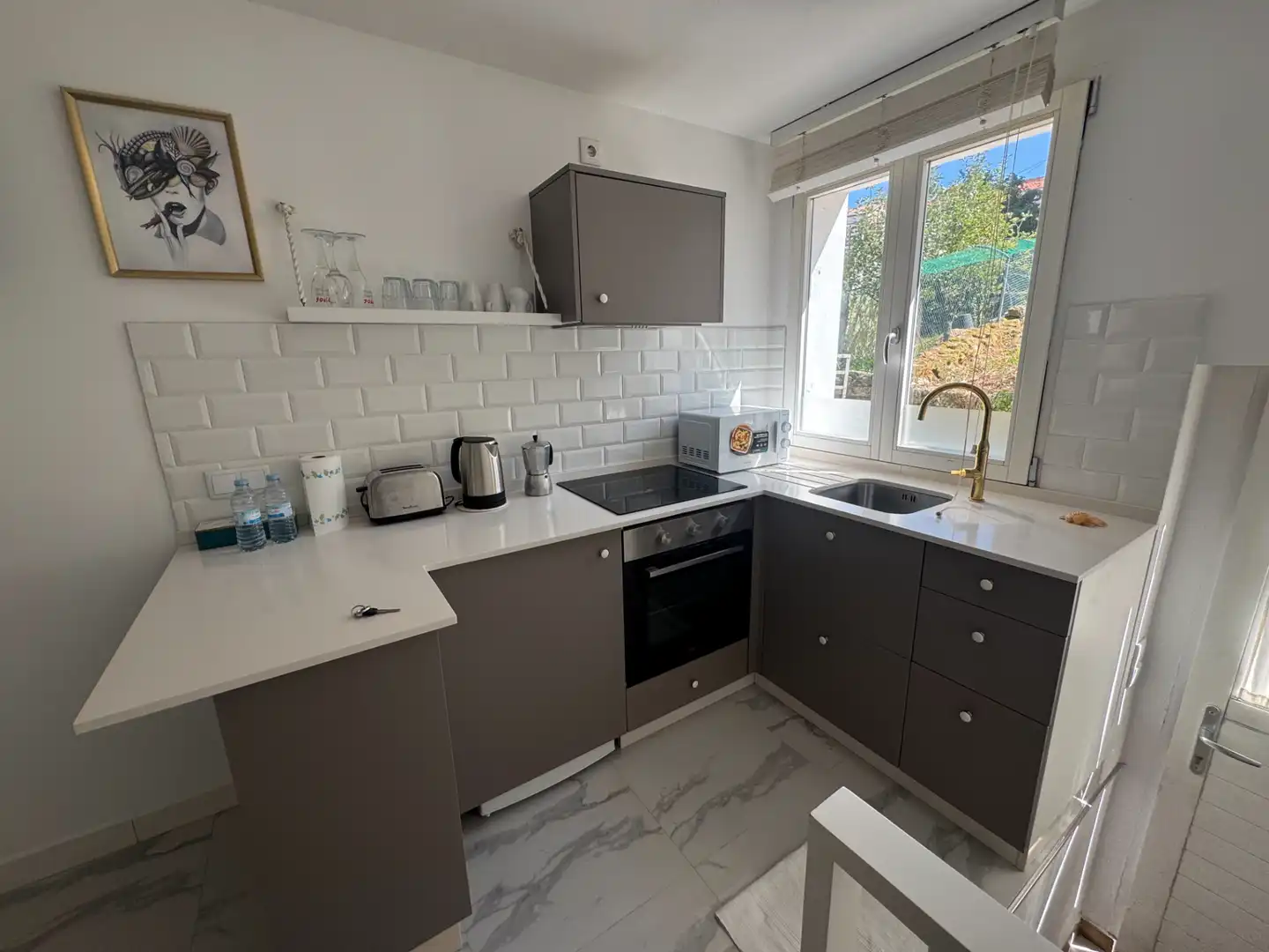 Cocina de Casa o chalet en venta en Muros con Amueblado