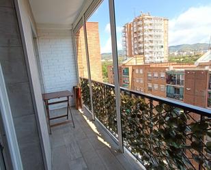 Balcony of Flat for sale in Badalona  with Air Conditioner