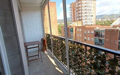 Balcony of Flat for sale in Badalona  with Air Conditioner