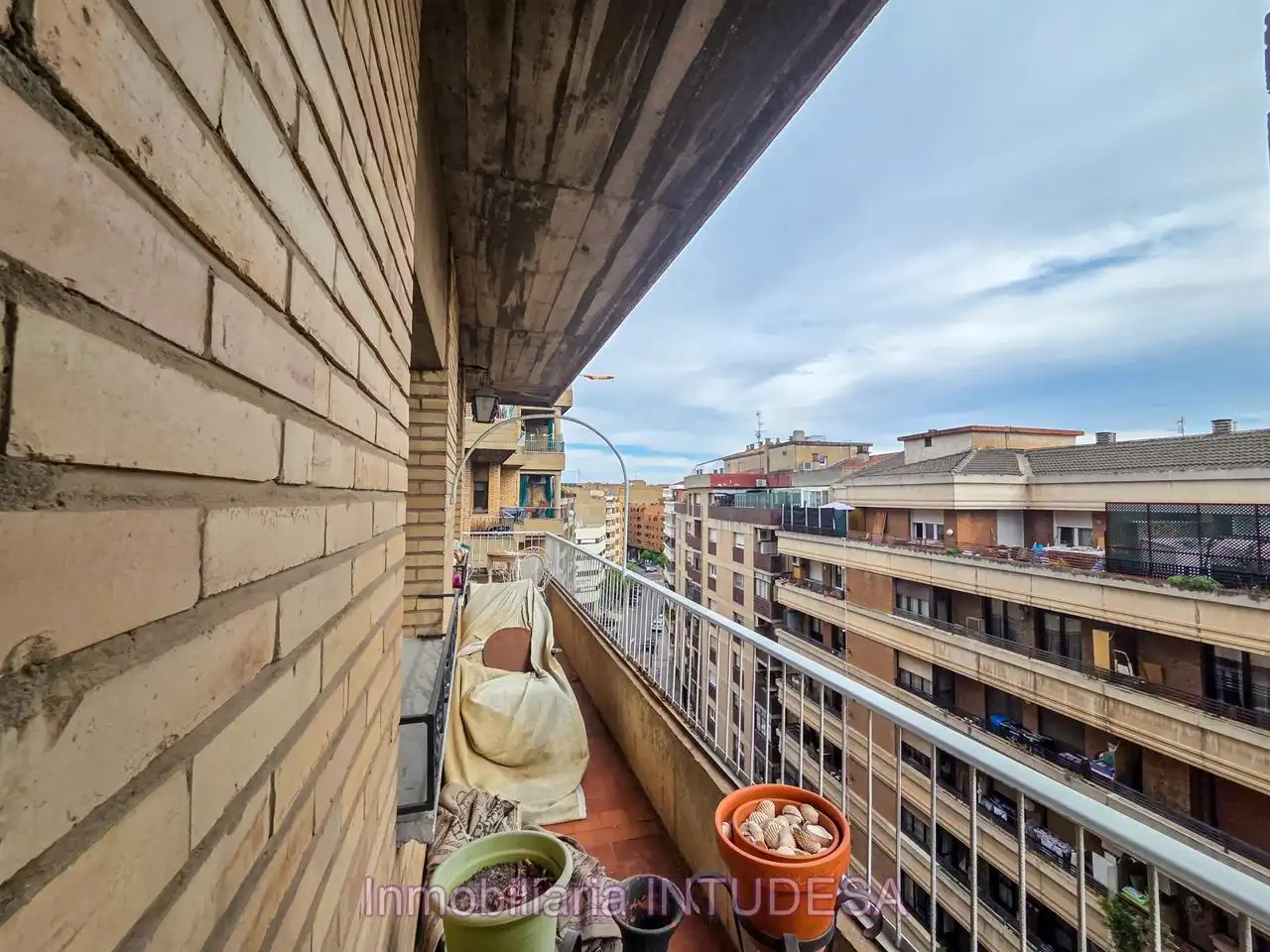 Terrasse von Wohnung zum Verkauf in Tudela mit Heizung und Terrasse