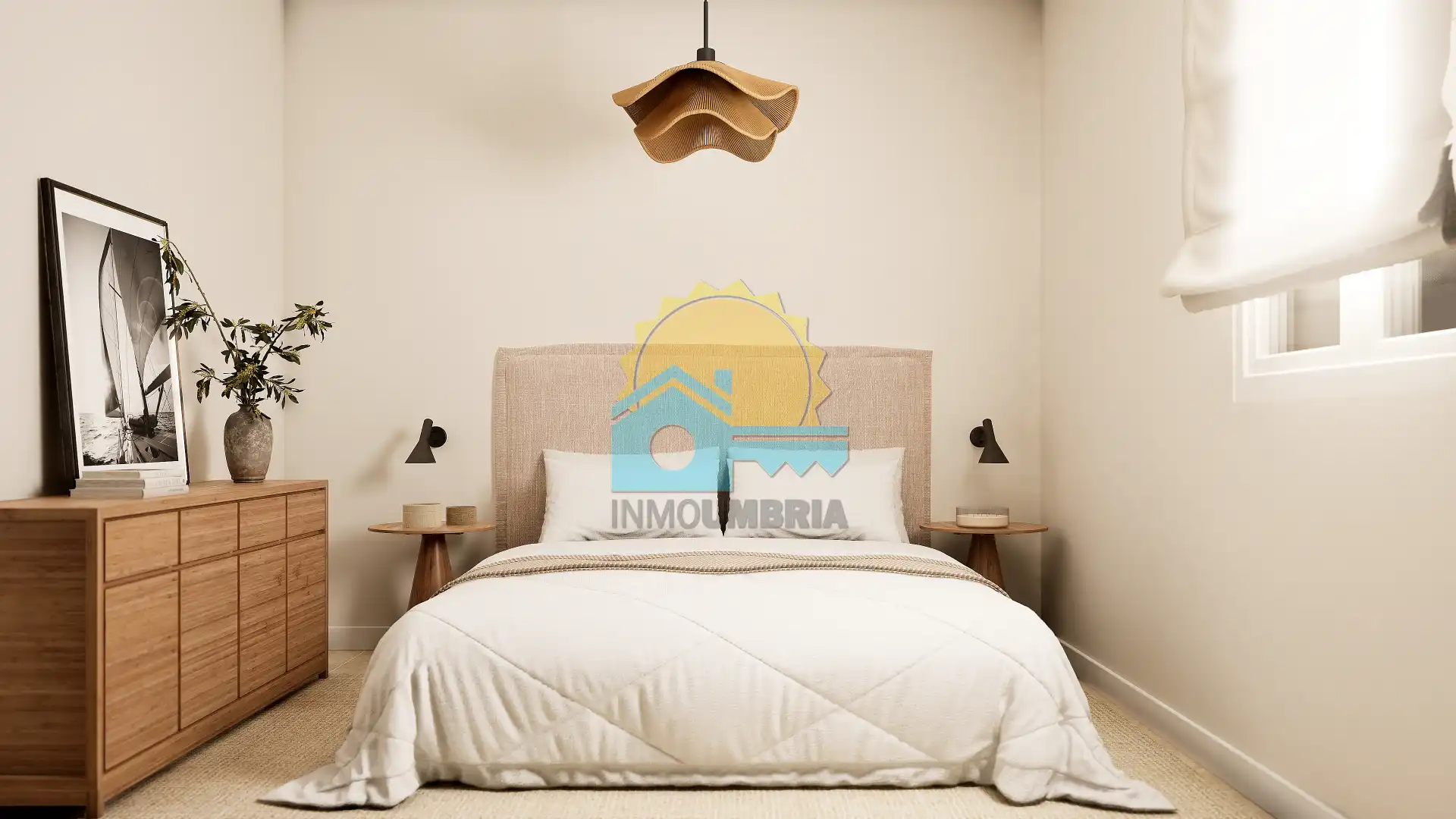Schlafzimmer von Erdgeschoss zum Verkauf in Punta Umbría mit Klimaanlage