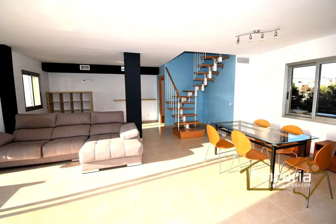 Wohnzimmer von Dachboden zum Verkauf in Manacor mit Terrasse, Abstellraum und Balkon