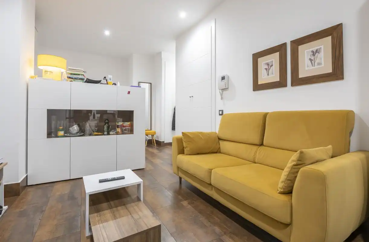 Wohnzimmer von Wohnung zum Verkauf in Madrid mit Klimaanlage, Heizung und Möbliert