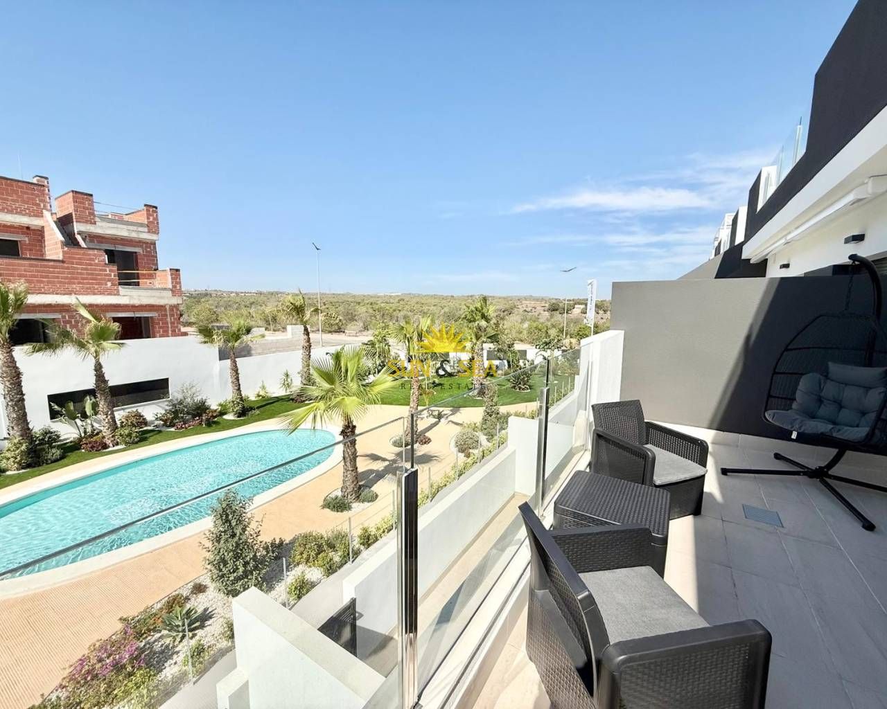 Terrace of House or chalet to rent in Torrevieja  with Air Conditioner, Heating and Terrace