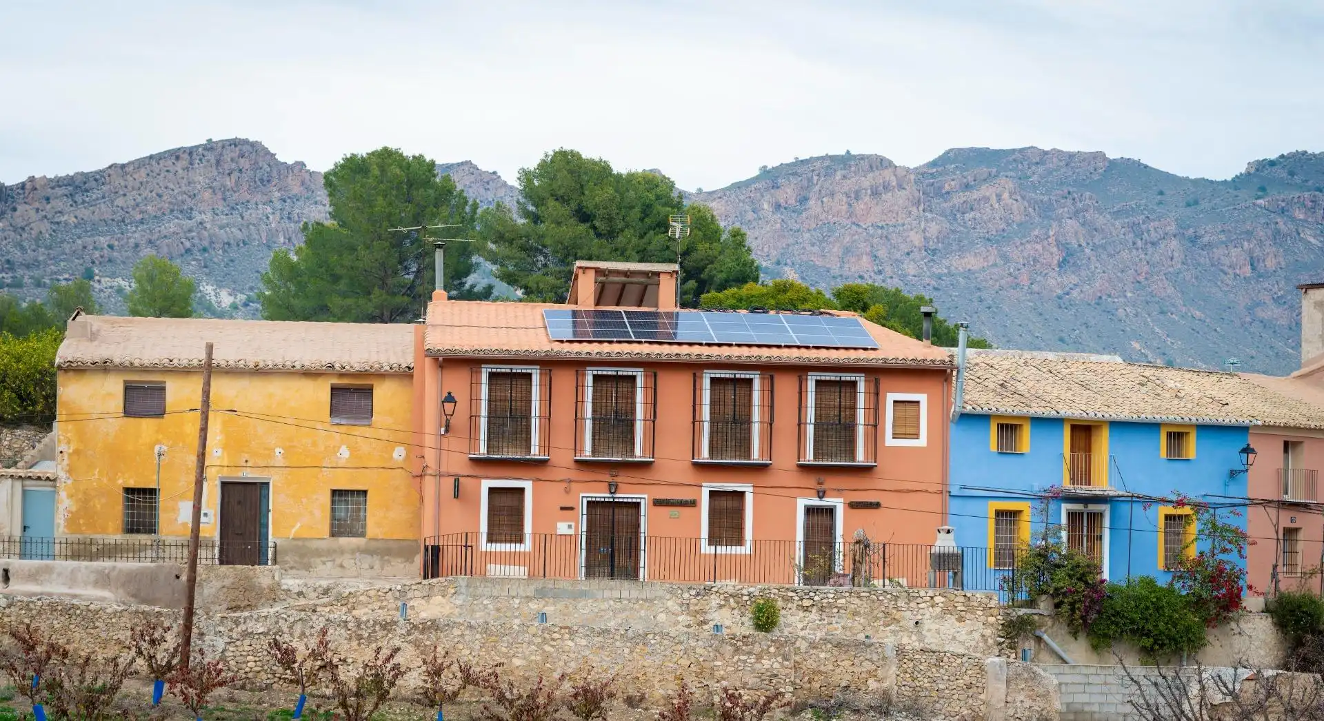 Exterior view of Houses for sale in Blanca  with Terrace, Swimming Pool and Furnished