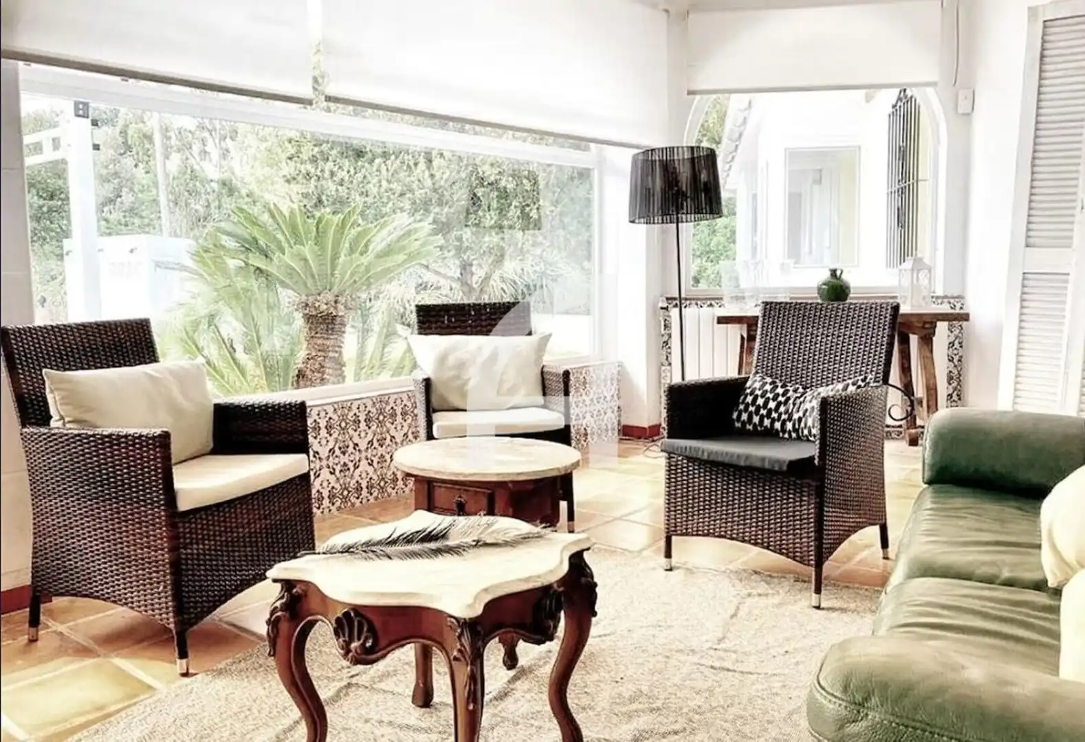 Sala de estar de Casa o chalet de alquiler en Mijas con Aire acondicionado, Calefacción y Terraza