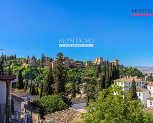 Exterior view of Single-family semi-detached for sale in  Granada Capital  with Air Conditioner, Heating and Terrace