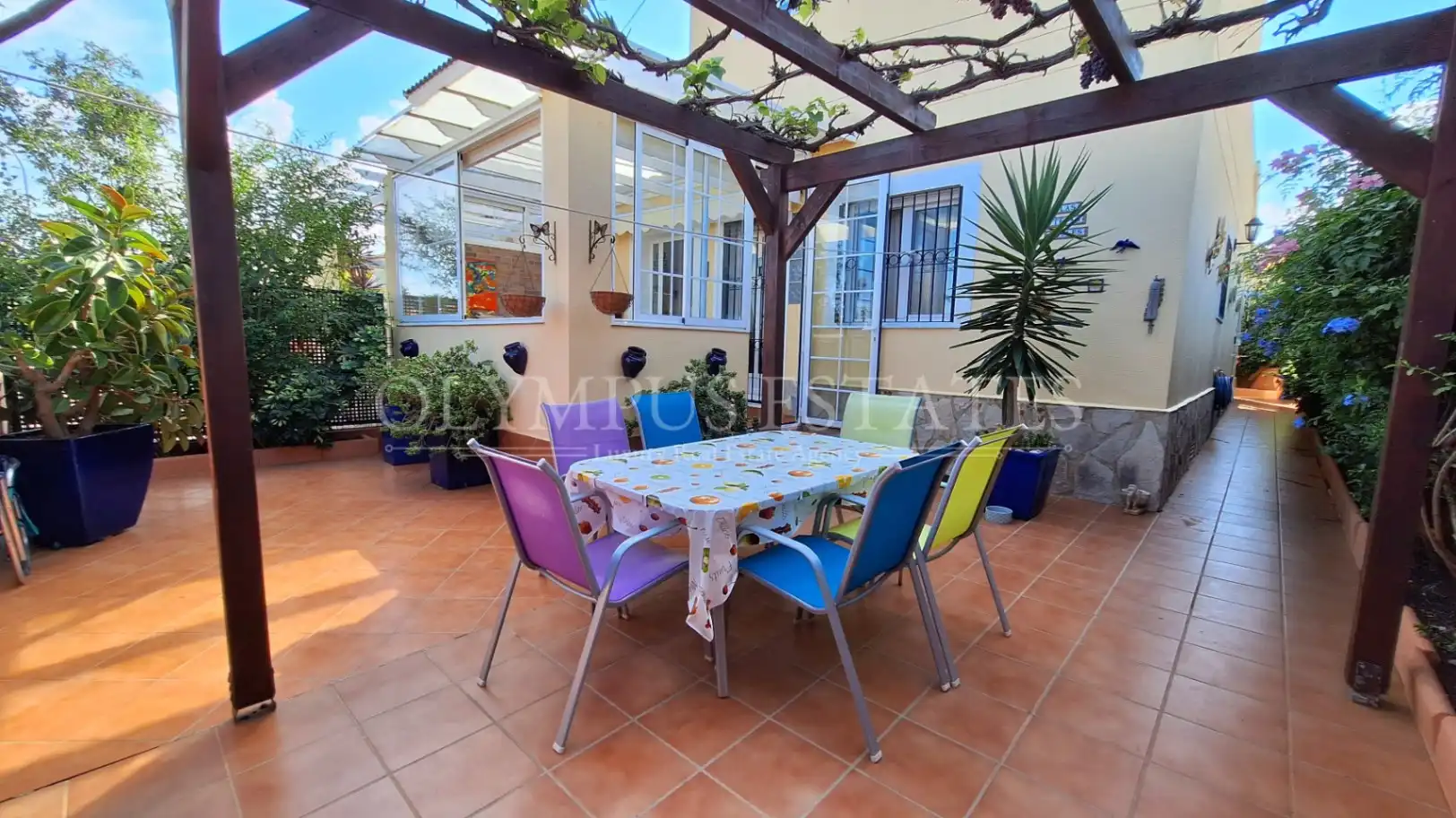 Terrassa de Casa o xalet en venda en El Verger amb Aire condicionat, Calefacció i Jardí privat