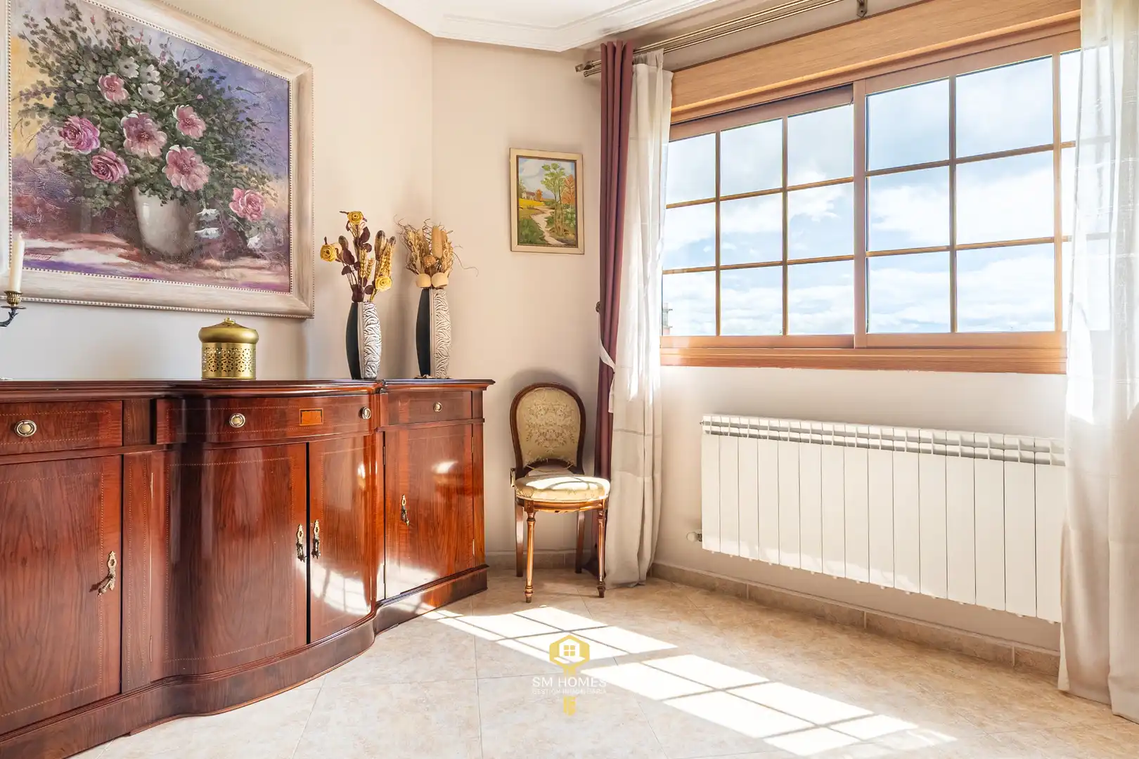 Esszimmer von Wohnung zum Verkauf in Coslada mit Klimaanlage, Abstellraum und Ofen