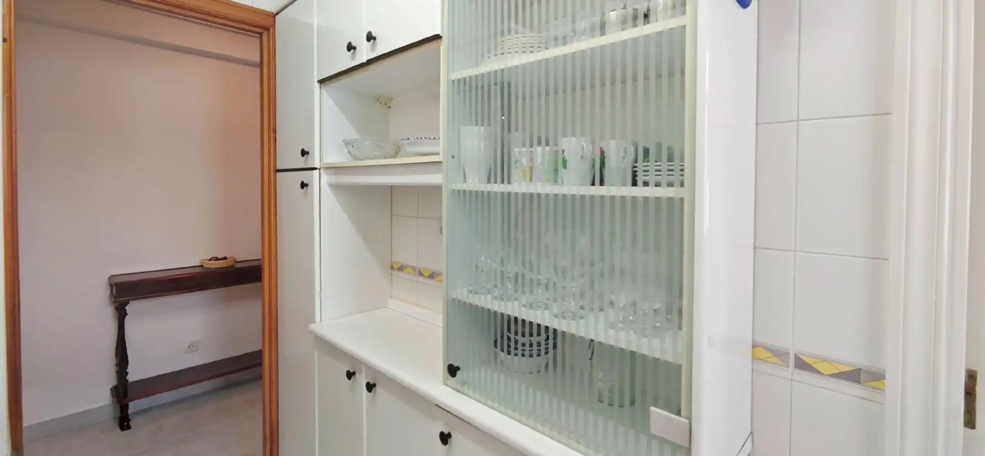 Kitchen of Flat for rent in Madrid  with Air Conditioner, Heating and Furnished
