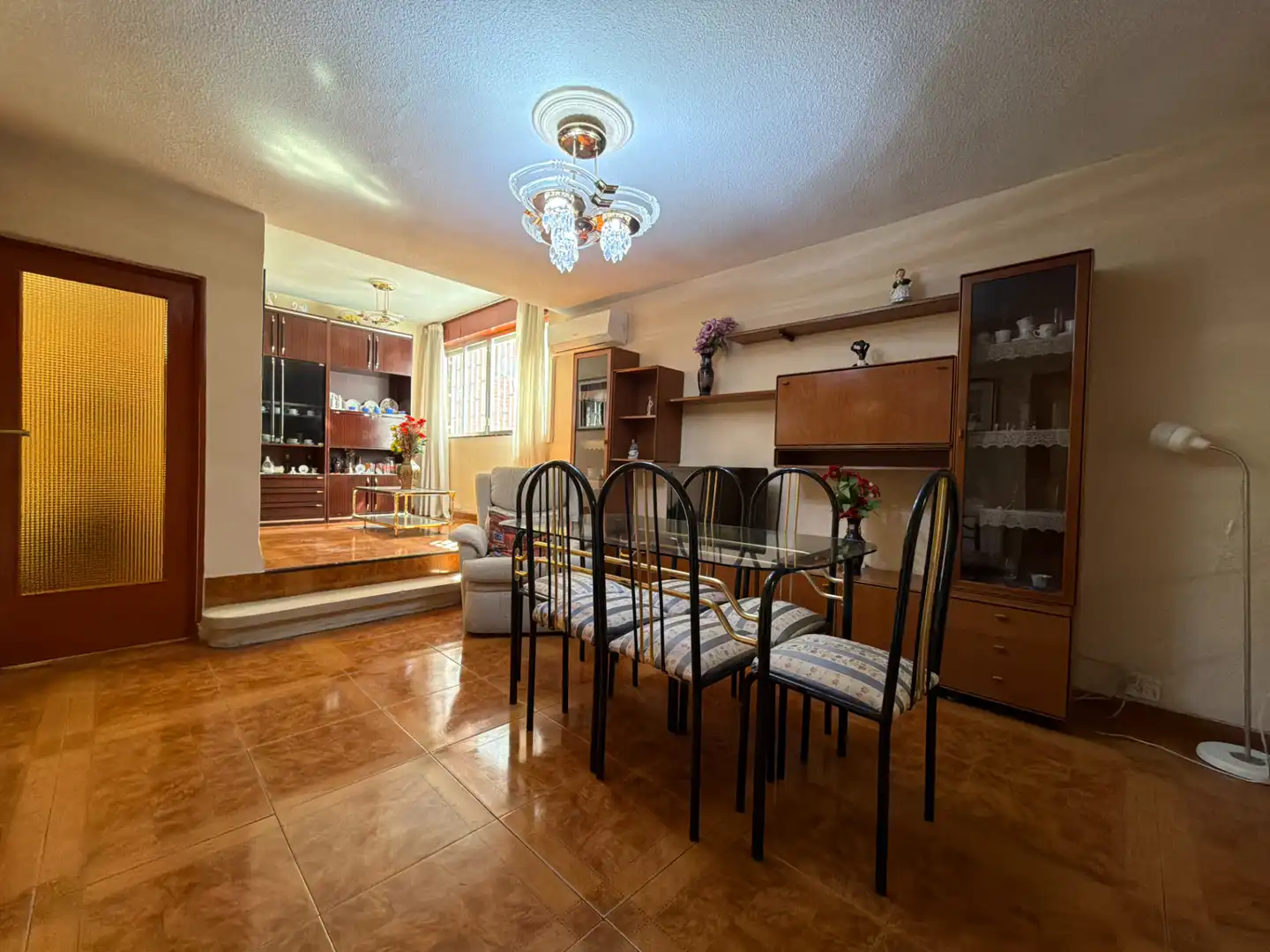 Dining room of Flat for sale in Madrid  with Air Conditioner, Heating and Furnished