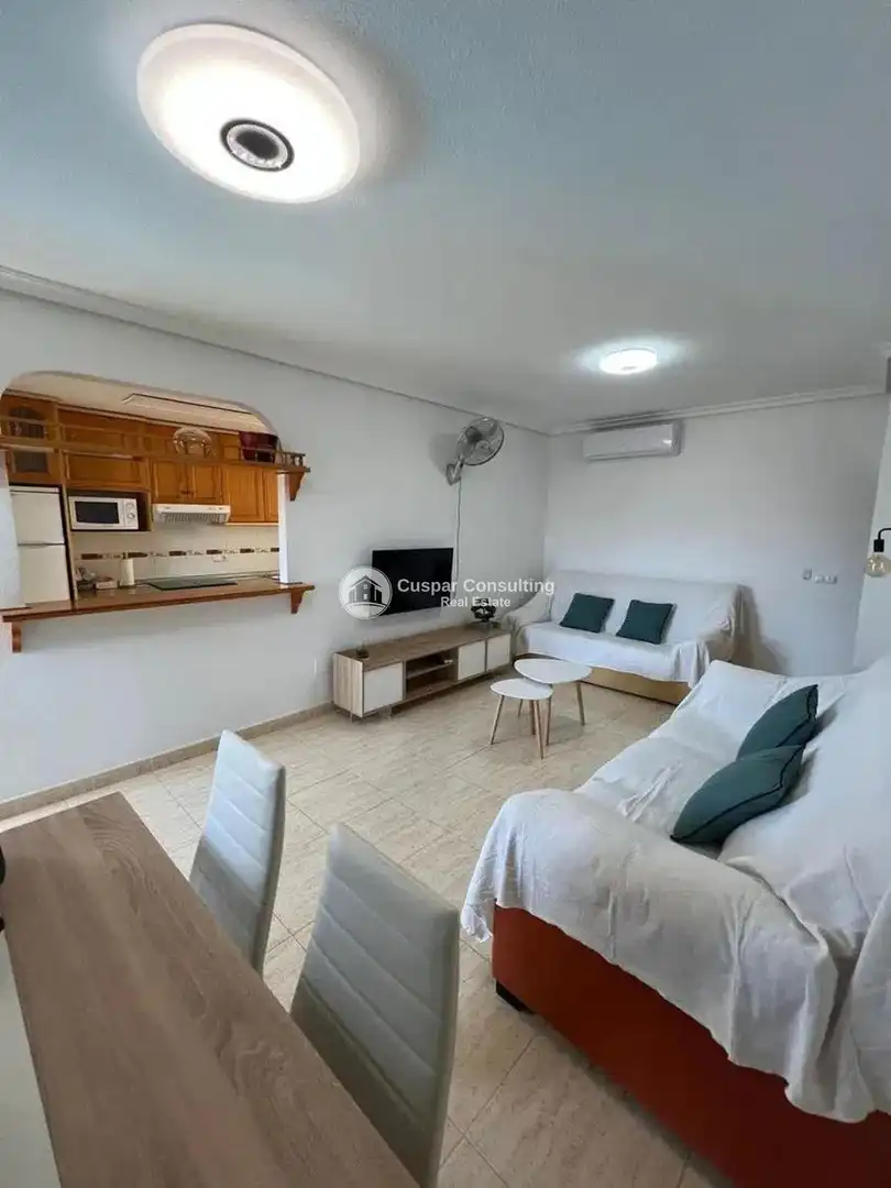 Sala d'estar de Àtic en venda en Pilar de la Horadada amb Aire condicionat, Calefacció i Terrassa