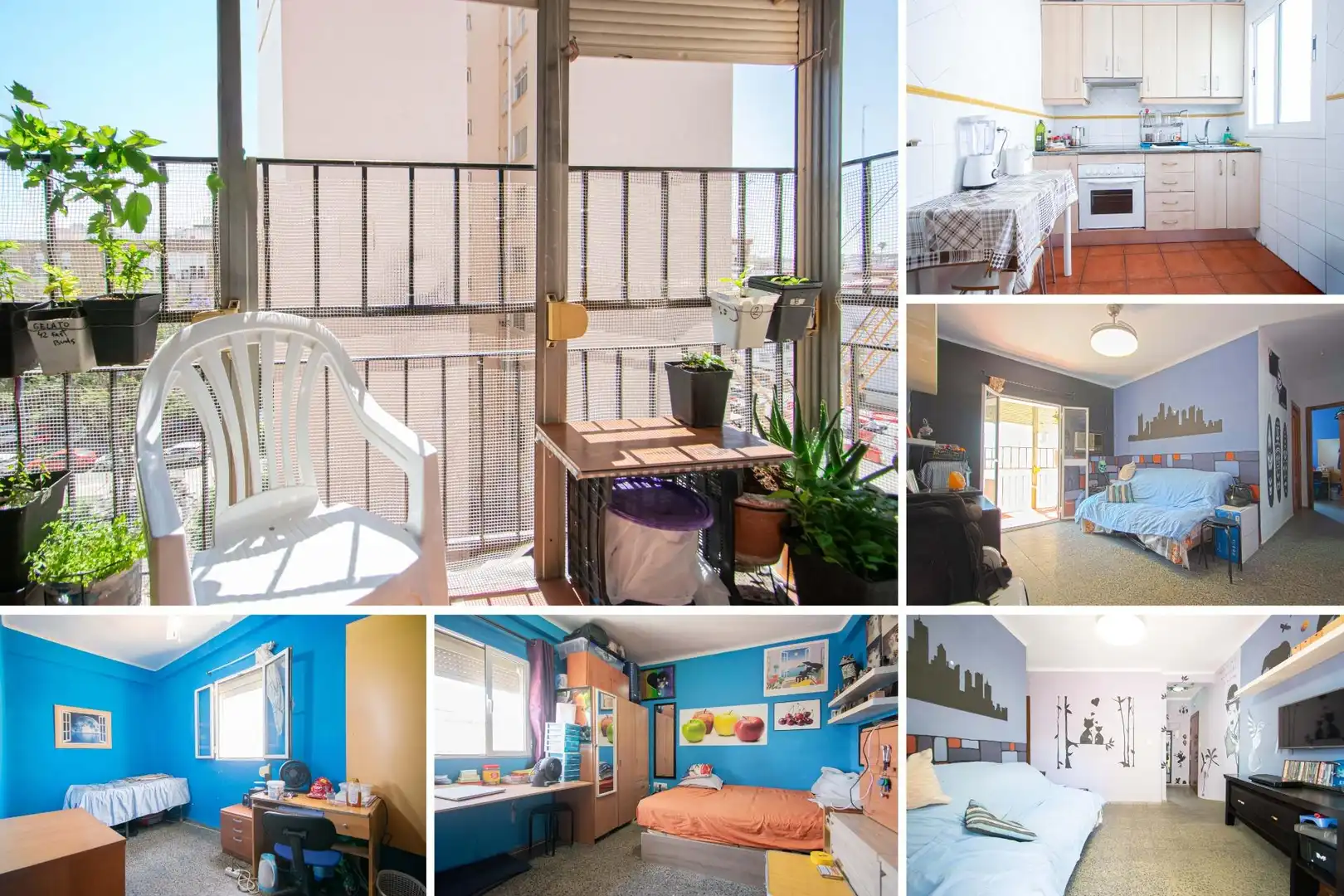 Balcony of Flat for sale in Sevilla