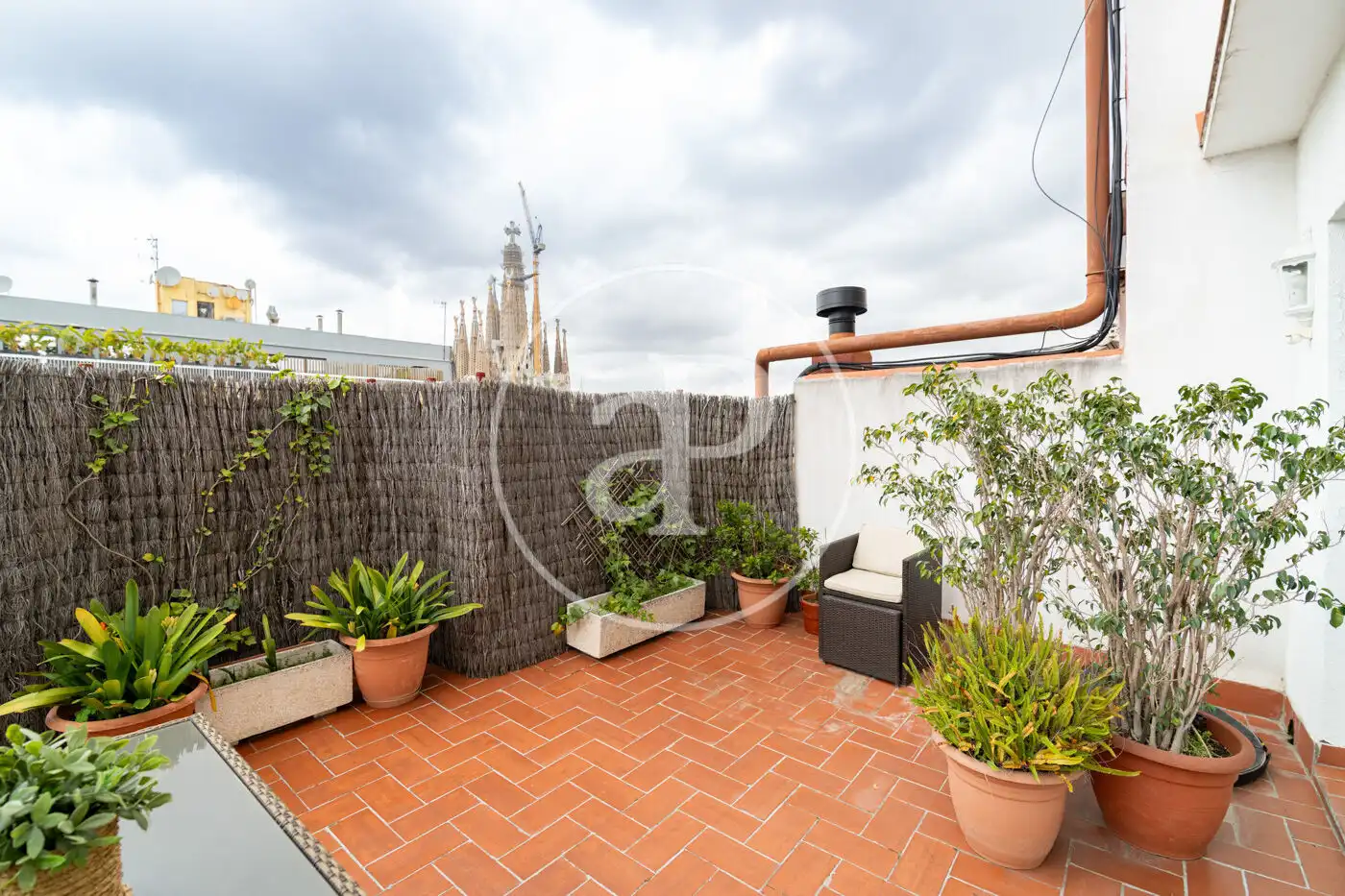 Terrace of Flat for rent in Barcelona  with Air Conditioner, Heating and Terrace