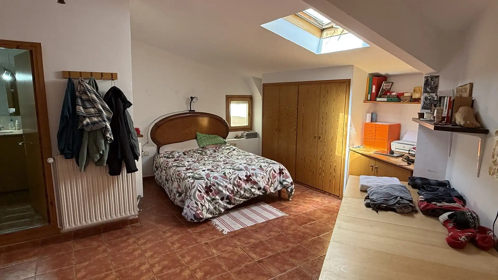 Schlafzimmer von Wohnung zum Verkauf in Castellterçol mit Heizung, Terrasse und Abstellraum