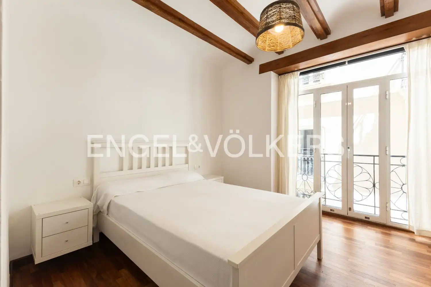 Bedroom of Flat for sale in Valencia  with Air Conditioner, Heating and Parquet flooring