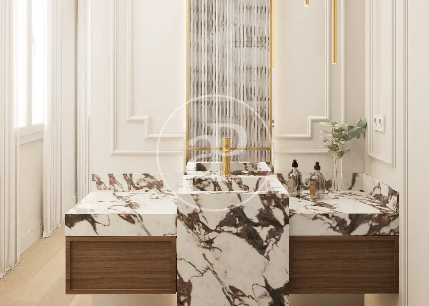 Bathroom of Flat for sale in Madrid  with Air Conditioner, Heating and Furnished