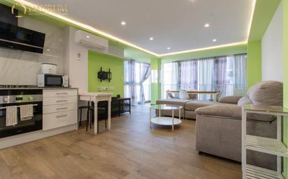Sala d'estar de Pis en venda en Santa Pola amb Aire condicionat, Terrassa i Moblat