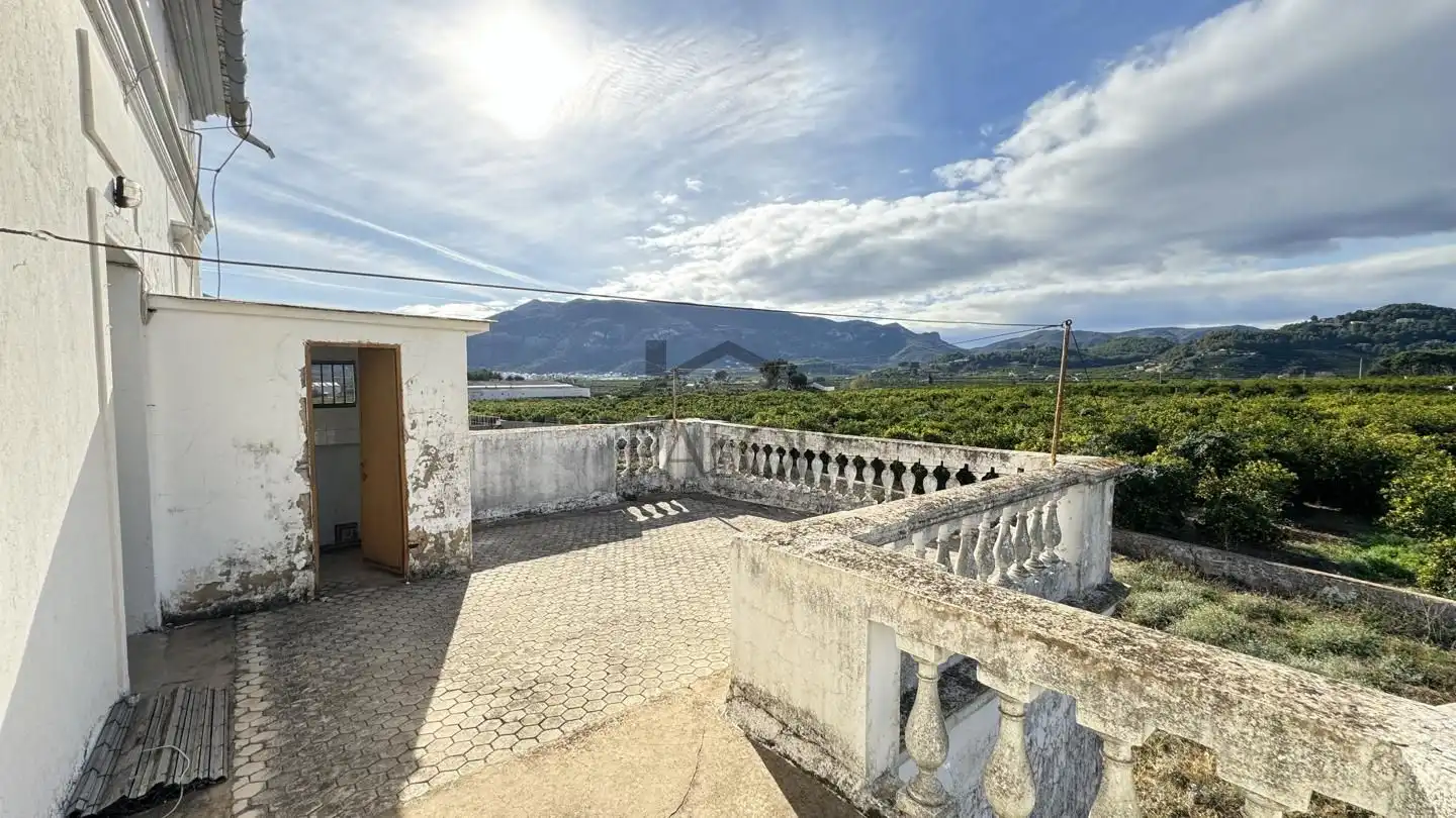 Terraza de Finca rústica en venta en Benifairó de la Valldigna con Terraza