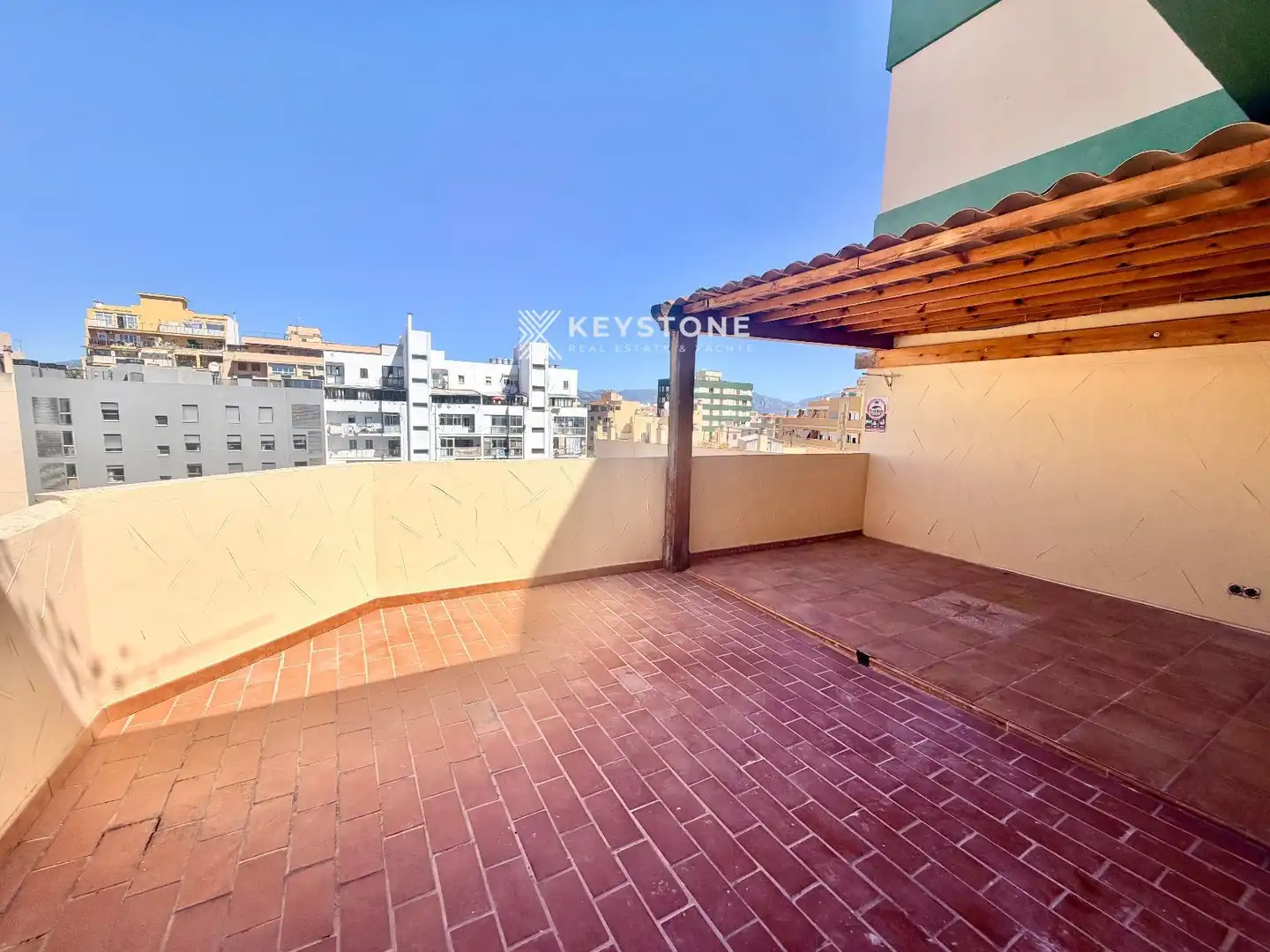 Terrasse von Dachboden zur Miete in  Palma de Mallorca mit Klimaanlage und Terrasse