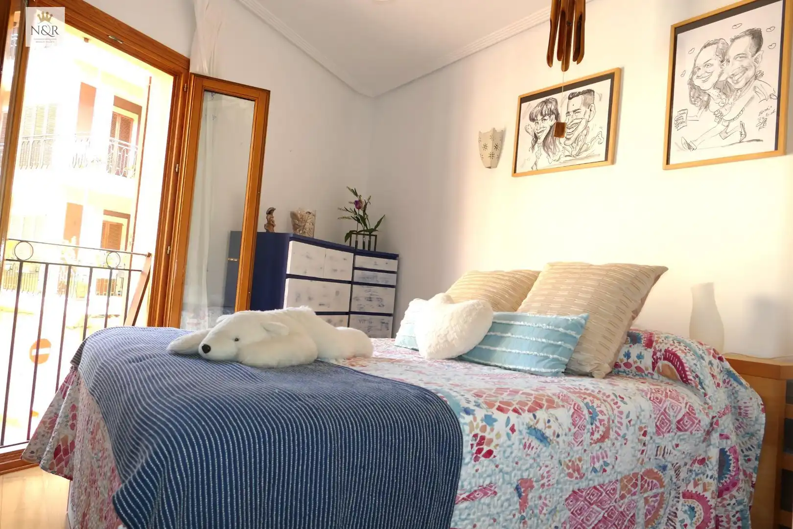 Bedroom of Flat for sale in Alaró  with Air Conditioner, Parquet flooring and Furnished