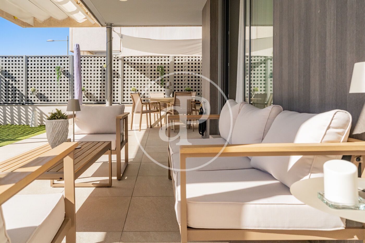 Terrace of Flat for sale in Boadilla del Monte  with Air Conditioner, Heating and Private garden