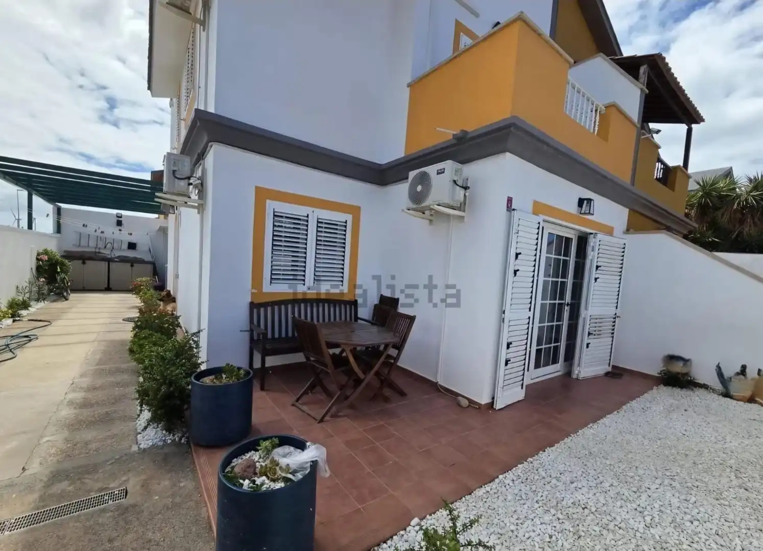 Terrace of Detached homes for sale in San Bartolomé de Tirajana  with Air Conditioner, Private garden and Terrace