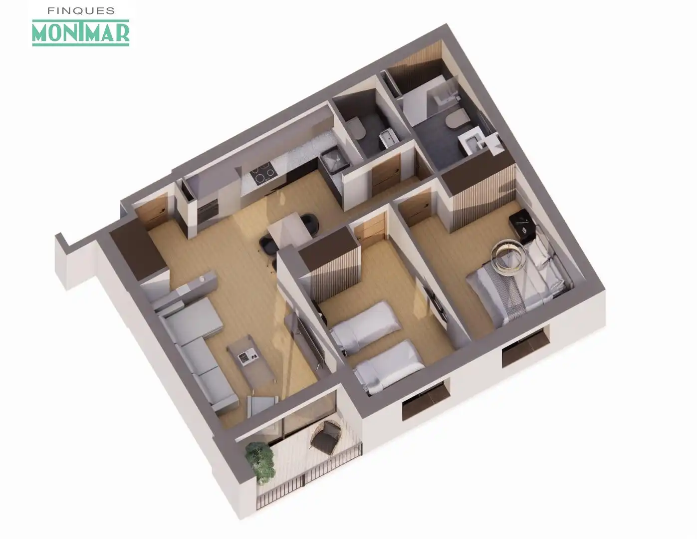 Flat for sale in Sant Pere de Ribes  with Air Conditioner, Heating and Private garden