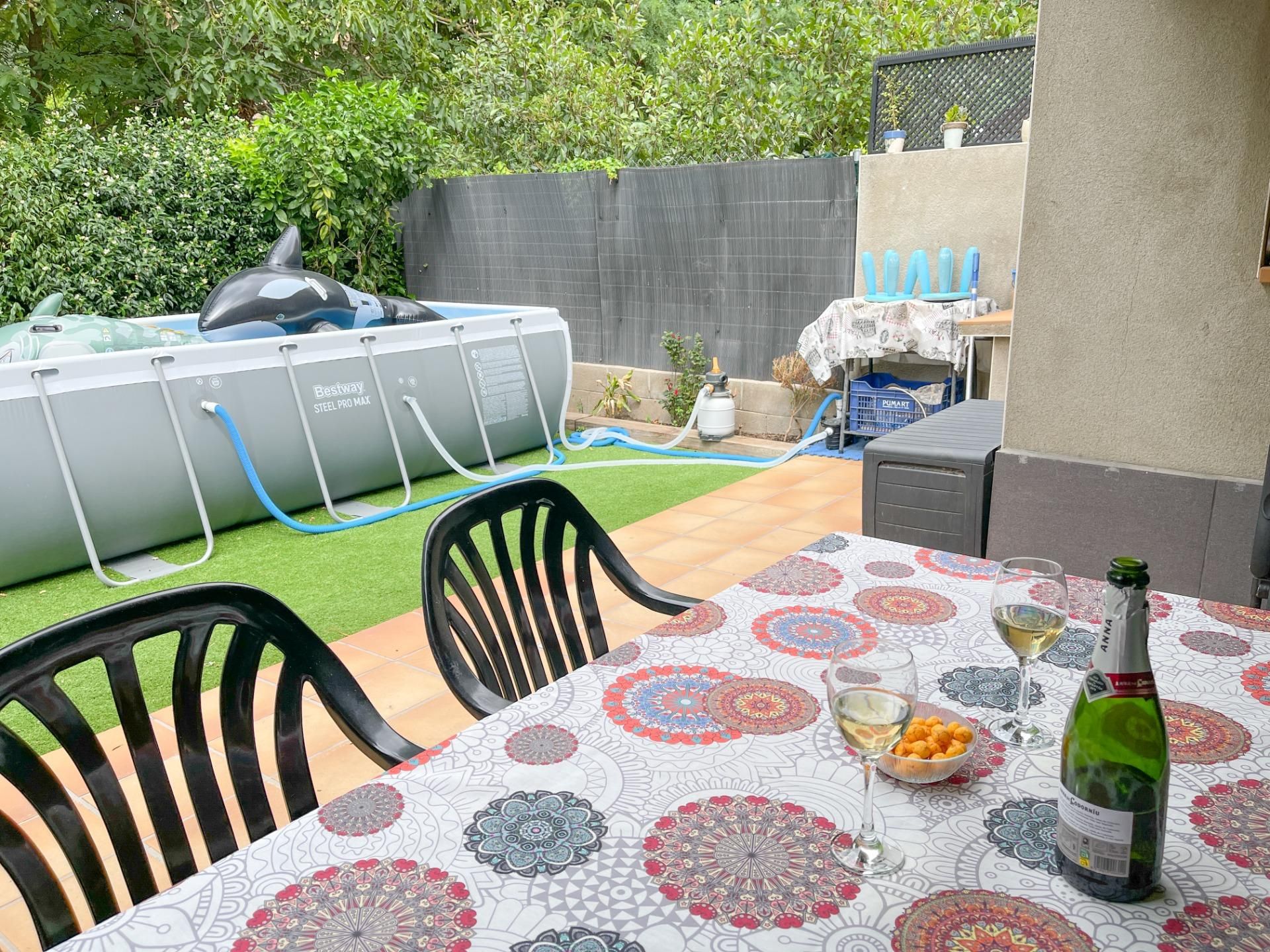 Terrassa de Dúplex en venda en Sant Pere de Vilamajor amb Aire condicionat, Calefacció i Jardí privat