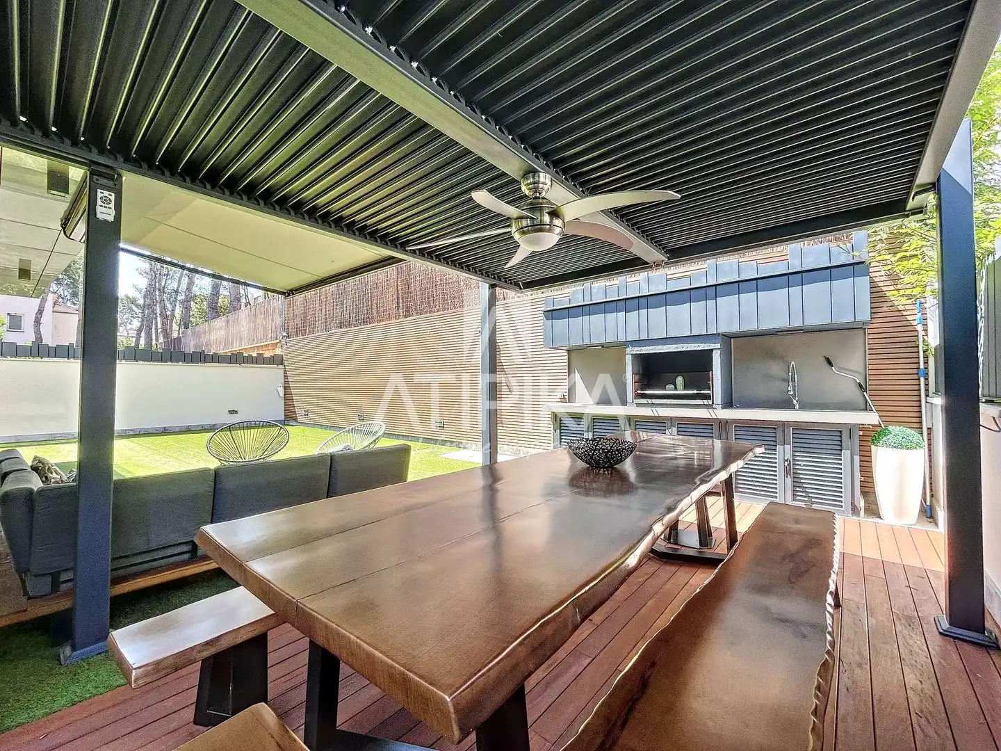Terrace of Houses for rent in Castelldefels  with Heating, Terrace and Swimming Pool