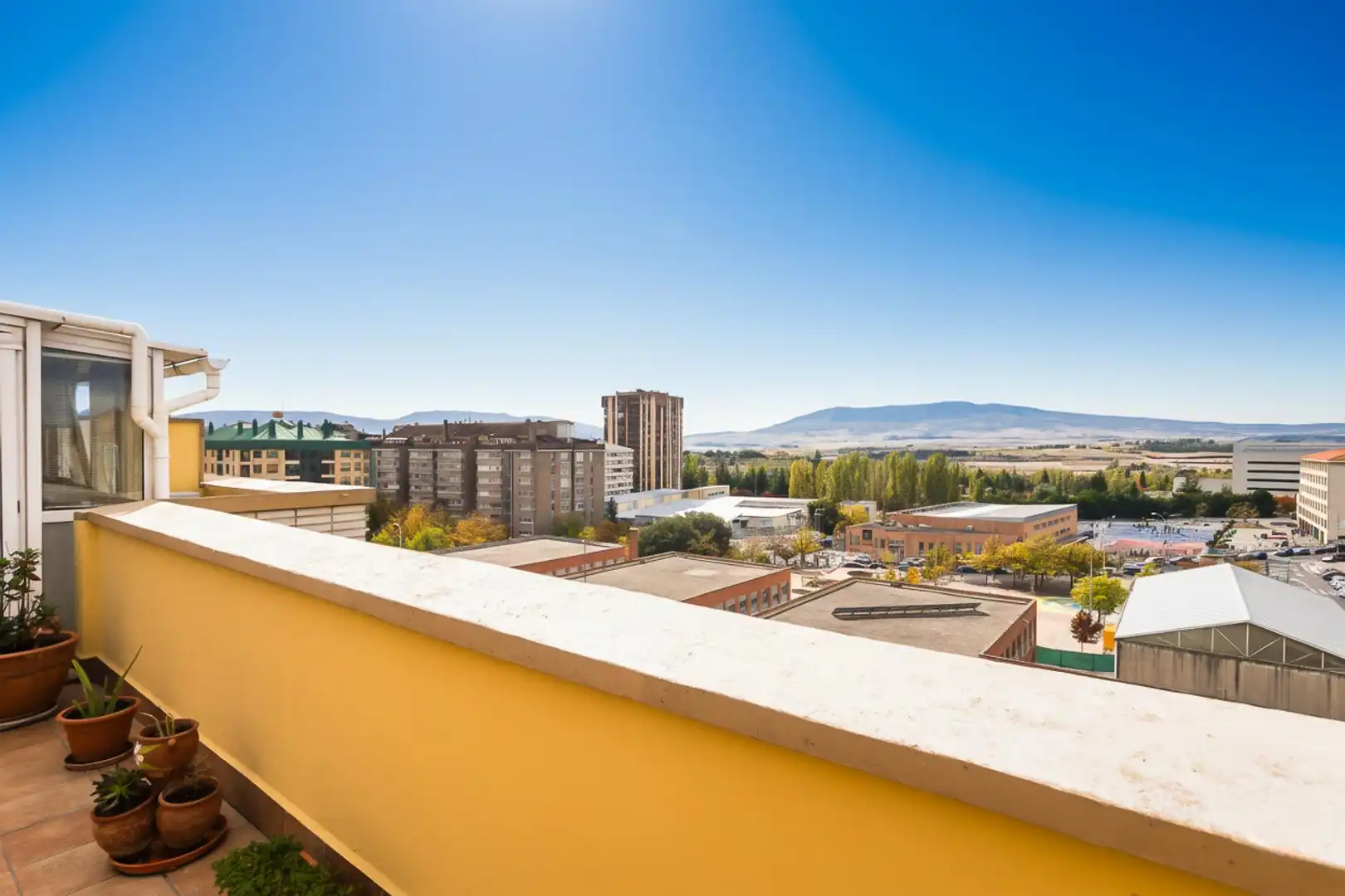 Terrace of Attic for sale in  Pamplona / Iruña  with Air Conditioner, Heating and Parquet flooring