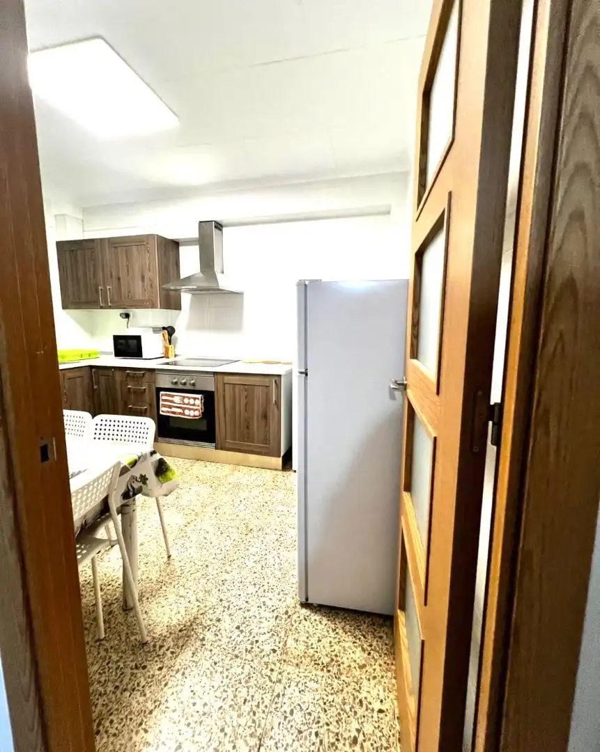 Küche von Wohnung zur untervermieten in L'Alcúdia de Crespins mit Klimaanlage, Heizung und Möbliert