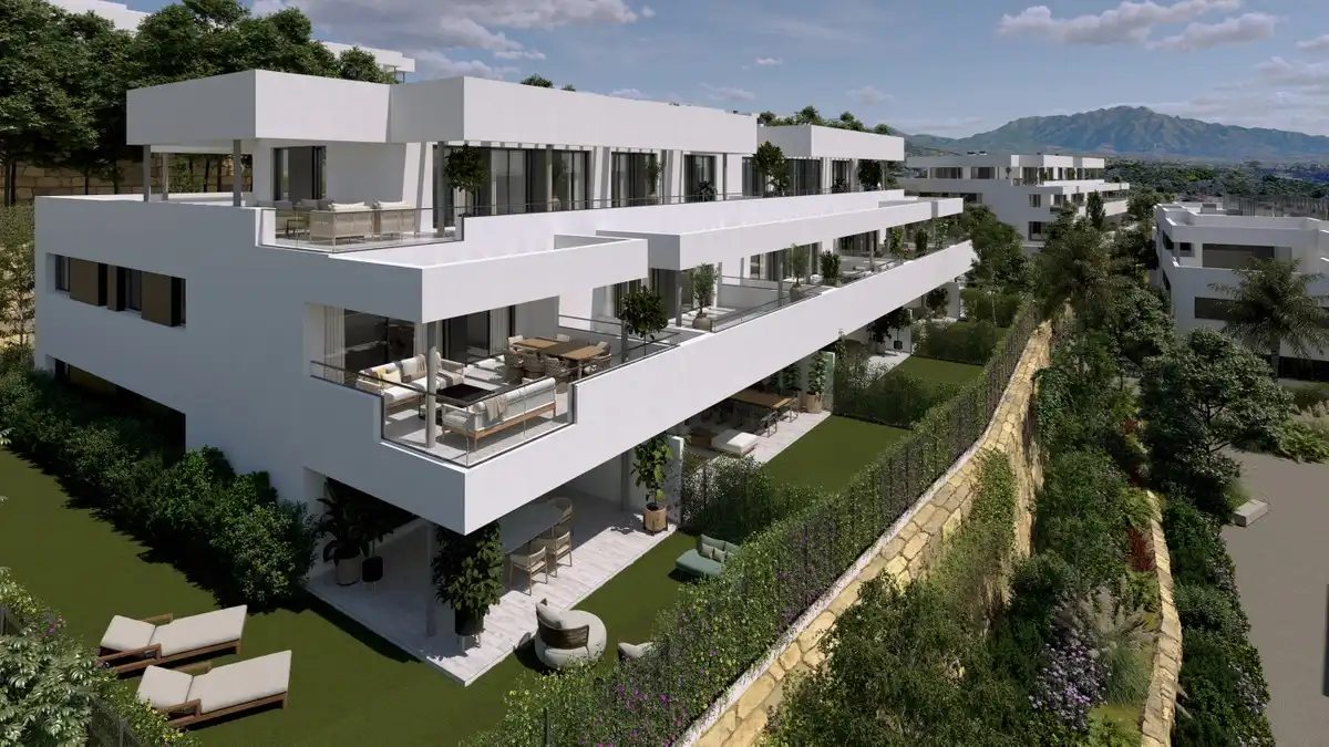 Exterior view of Apartments for sale in Casares  with Air Conditioner, Heating and Private garden