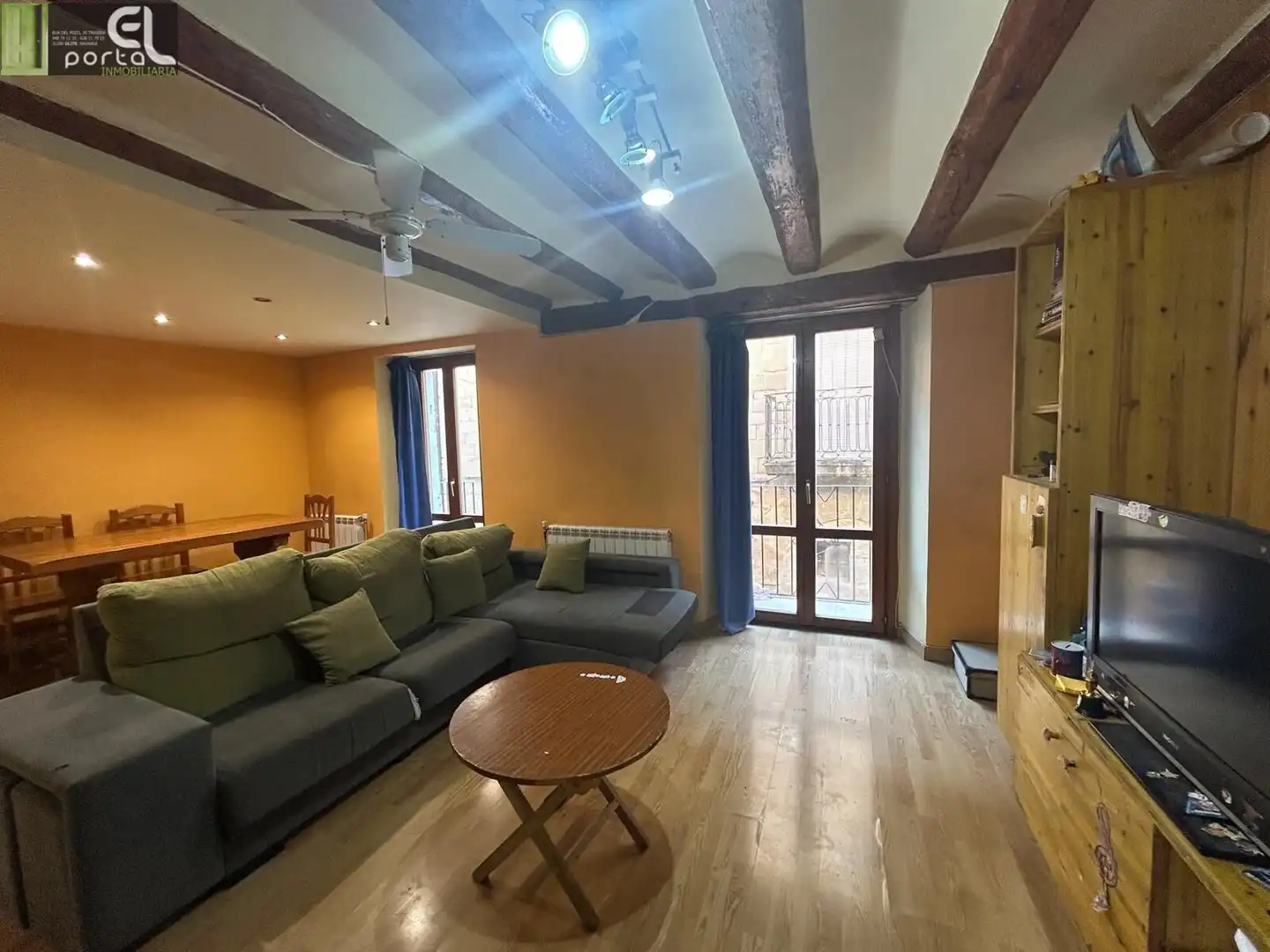 Sala d'estar de Apartament en venda en Olite / Erriberri amb Calefacció
