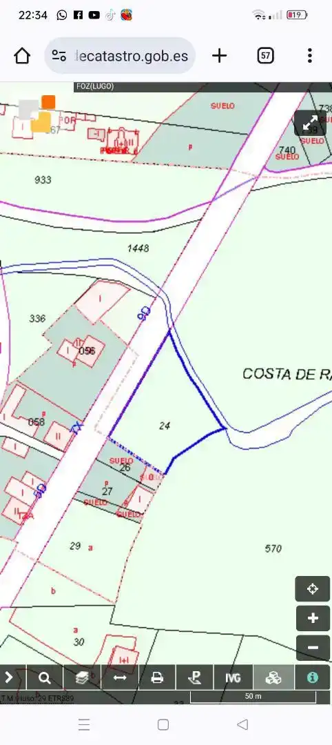 Finca rústica en venda en Foz