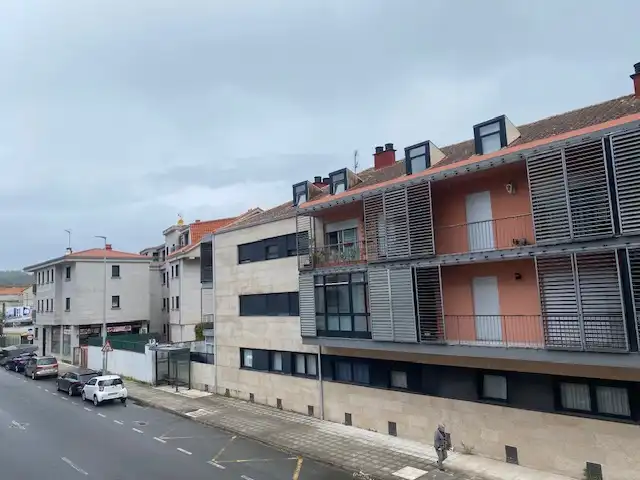Vista exterior de Apartamento en venta en Baiona con Calefacción, Parquet y Terraza