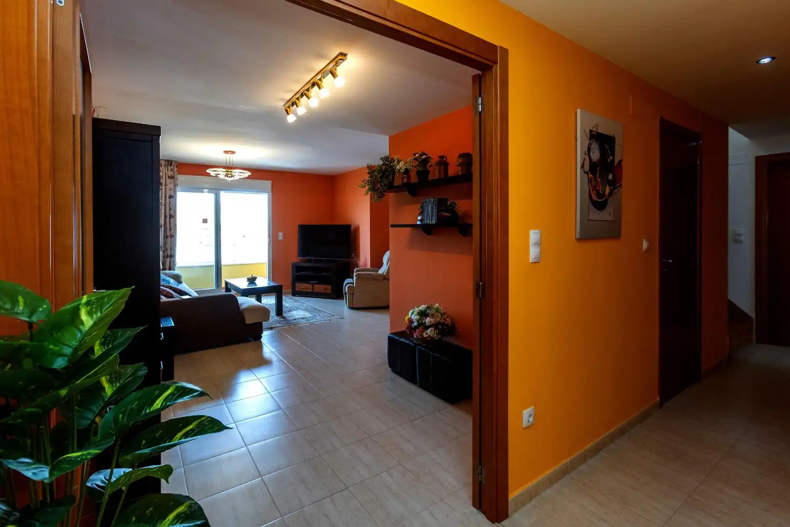 Sala d'estar de Àtic en venda en Oropesa del Mar / Orpesa amb Aire condicionat, Terrassa i Moblat