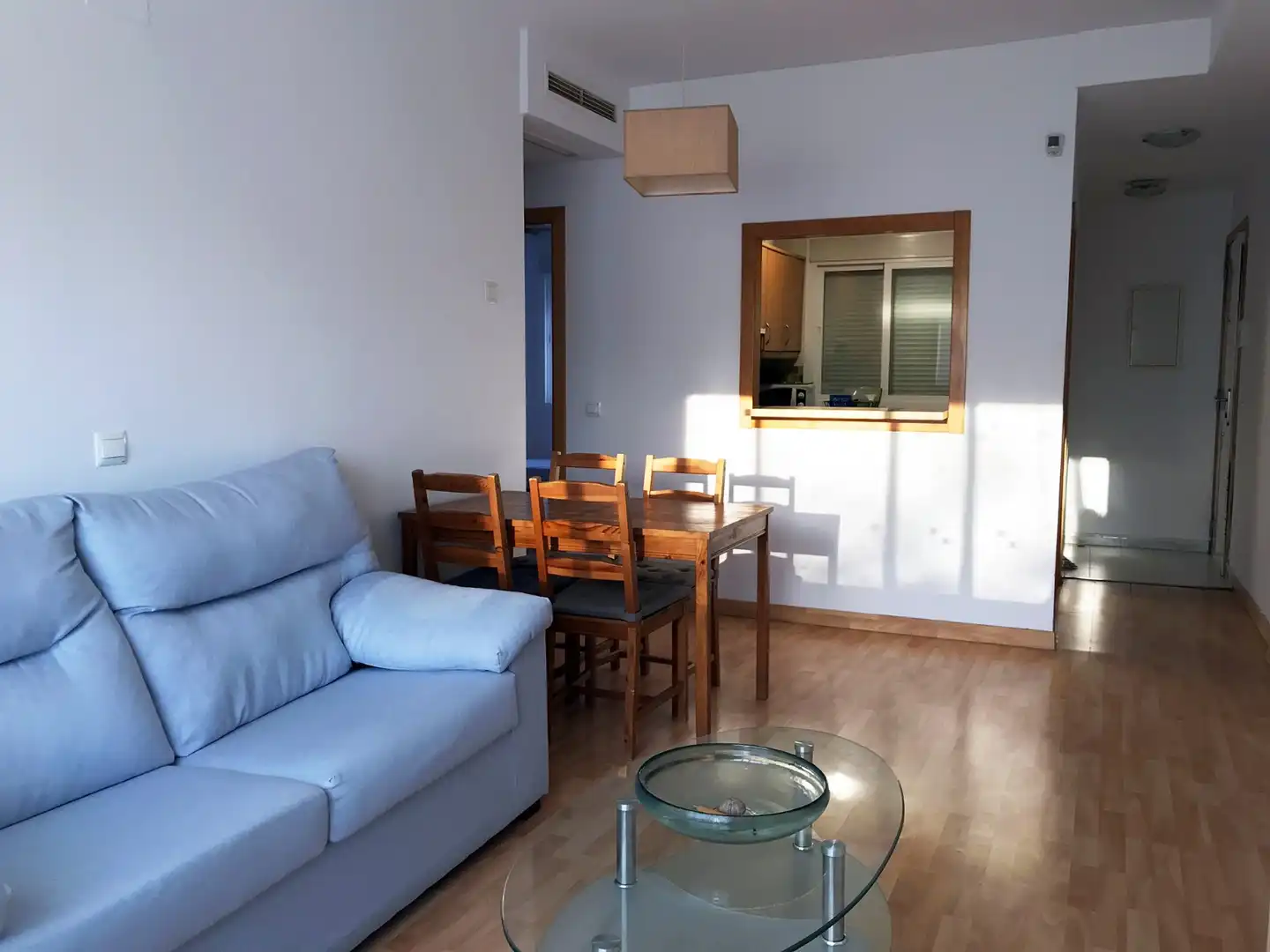 Living room of Flat for rent in Málaga Capital  with Air Conditioner, Heating and Furnished