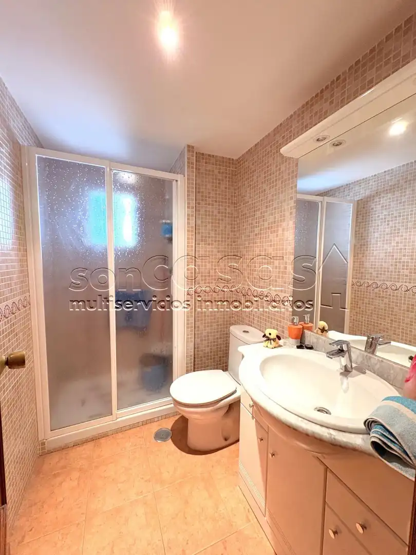 Bathroom of Flat for sale in Madrid  with Heating, Parquet flooring and Terrace